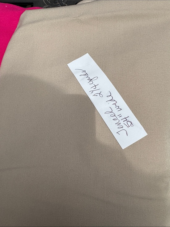 Other - FABRIC - Tencel Light Tan Pant Weight Fabric 54’ Wide 2 1/4 yards